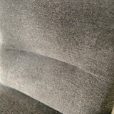 Vintage brown brutalist sofa