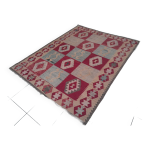 Tapis kilim afghan fait main 200x152cm