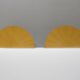 Pair of Italian Sunburst Veneered Consoles / Side Tables, 1960s