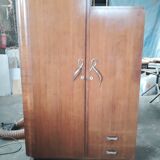 Asymmetrical art deco wardrobe