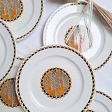 Flat plates Sarreguemines model Nomeny