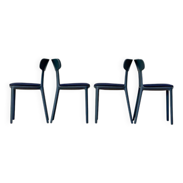 Set of 4 Canova Dining Chairs by Claus Breinholt for Infiniti – Dark Grey M