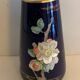 Art nouveau ceramic new cobalt vase by Villeroy and Boch