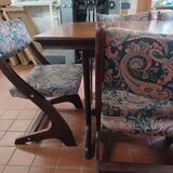 Scandinavian design table with 6 chairs from Börge M Sondergaard