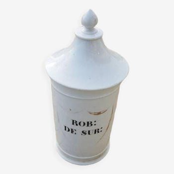 Old porcelain apothecary pot: rob de sur