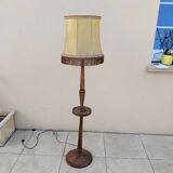 Vintage wooden floor lamp