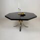 Octagonal dining table in resin, Italy 1970s