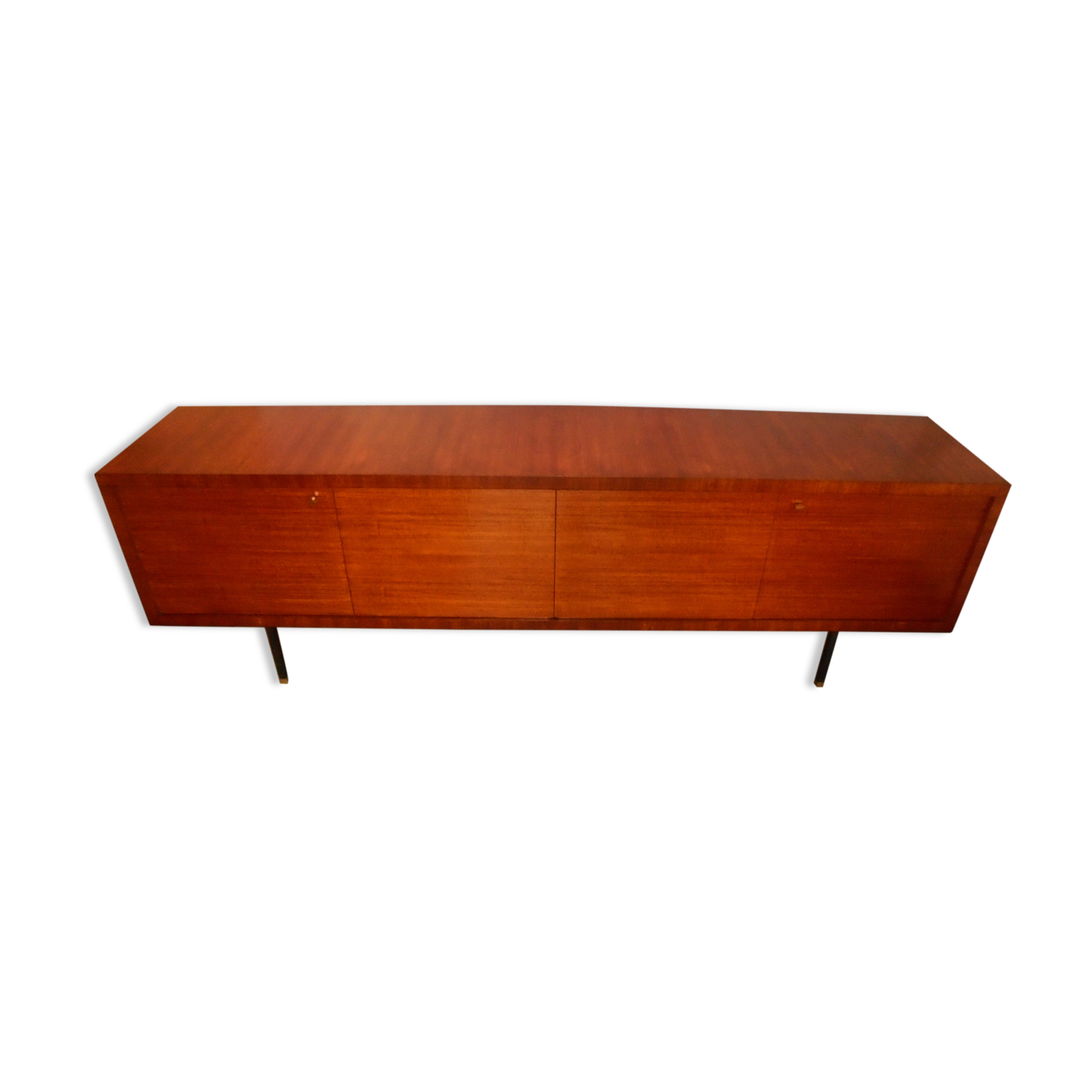 Mahogany enfilade by Paul Geoffroy for Roche Bobois of the 60s