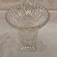 Vase cristal piedouche Bohême