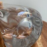 Solid crystal vase soliflore signed DAUM