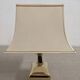 Solid brass lamp Aran model design Ciangiacomo, Italy circa 1970