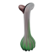 Murano glass vase "Jack in the Pulpit" green and purple