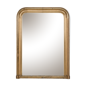 Miroir Louis philippe doré antique