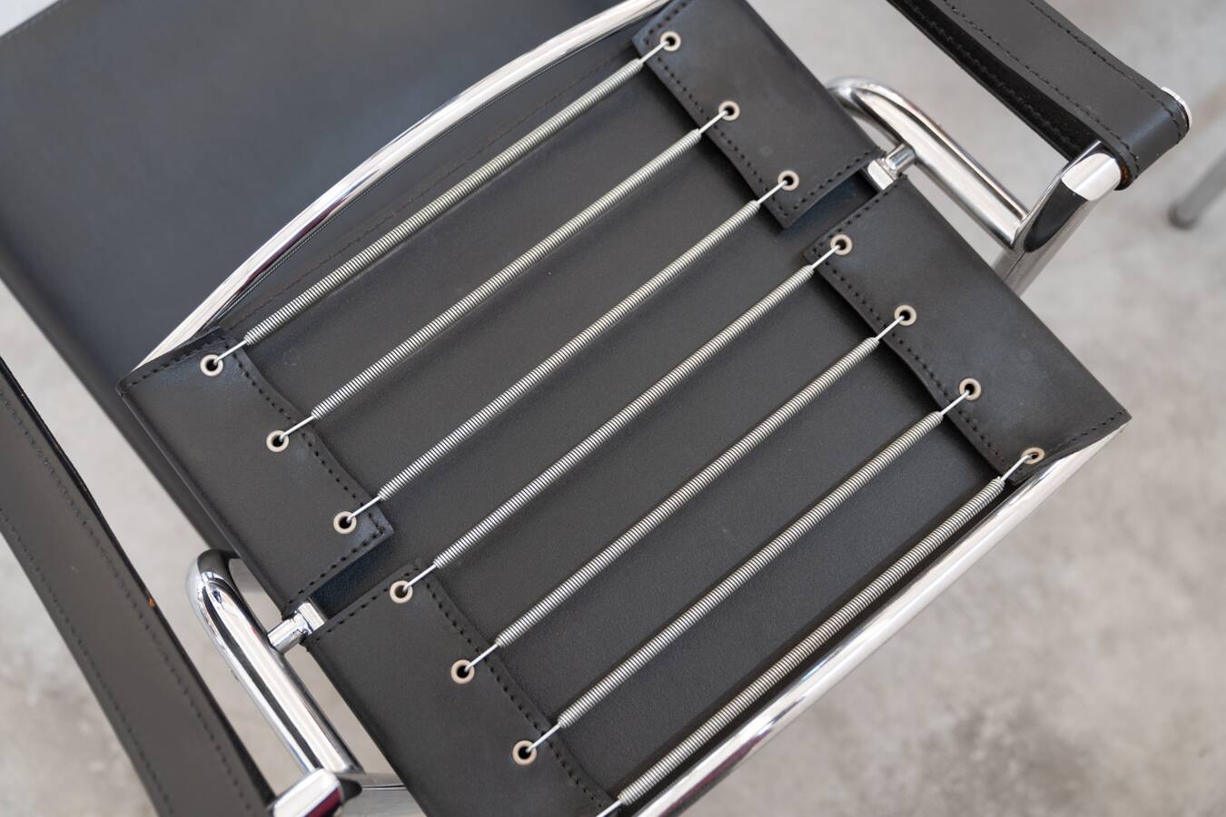 Pair of LC1 armchairs by Le Corbusier, for Cassina 1970