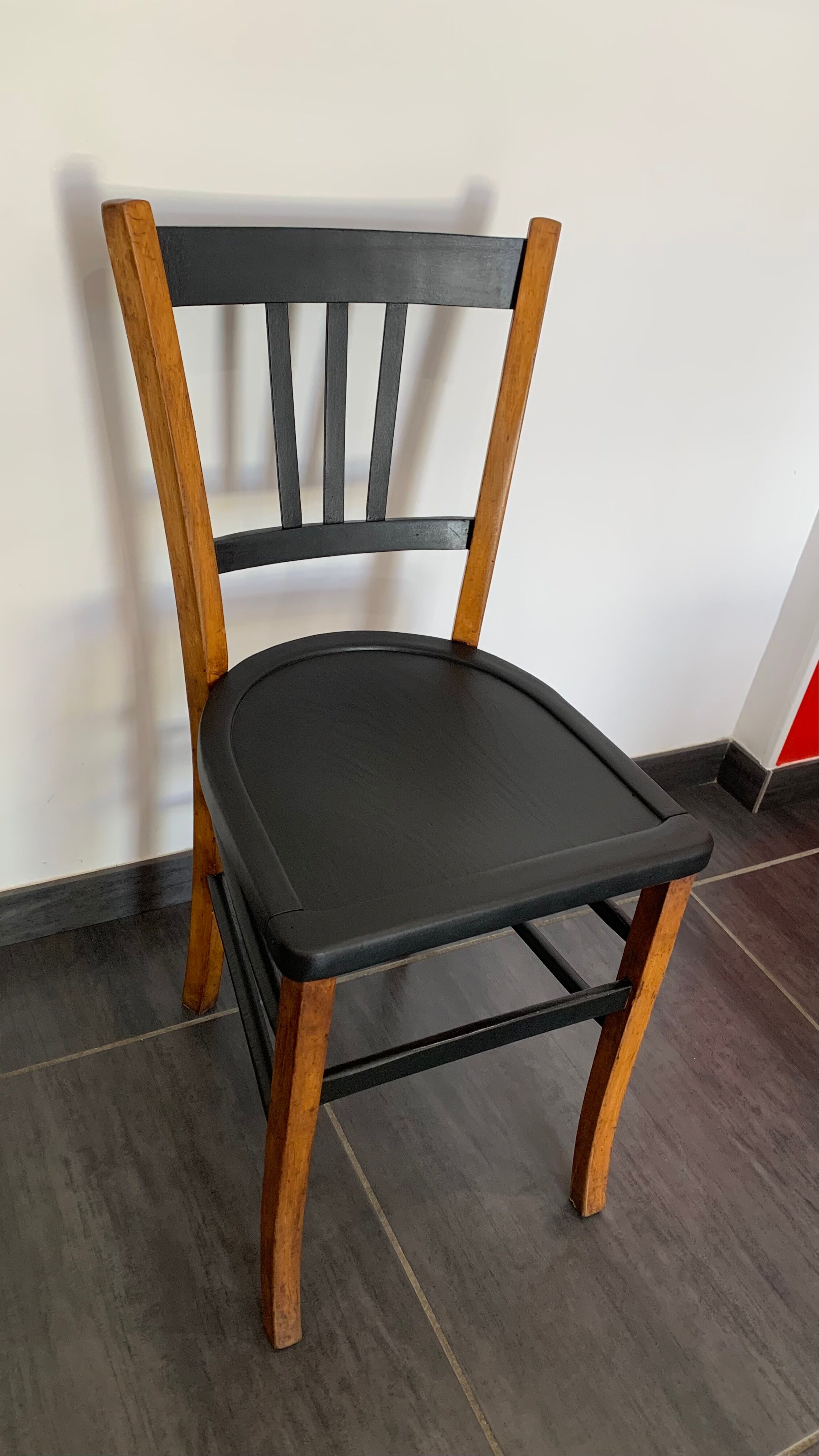 Series of 4 bistro chairs "Luterma" vintage 1960s