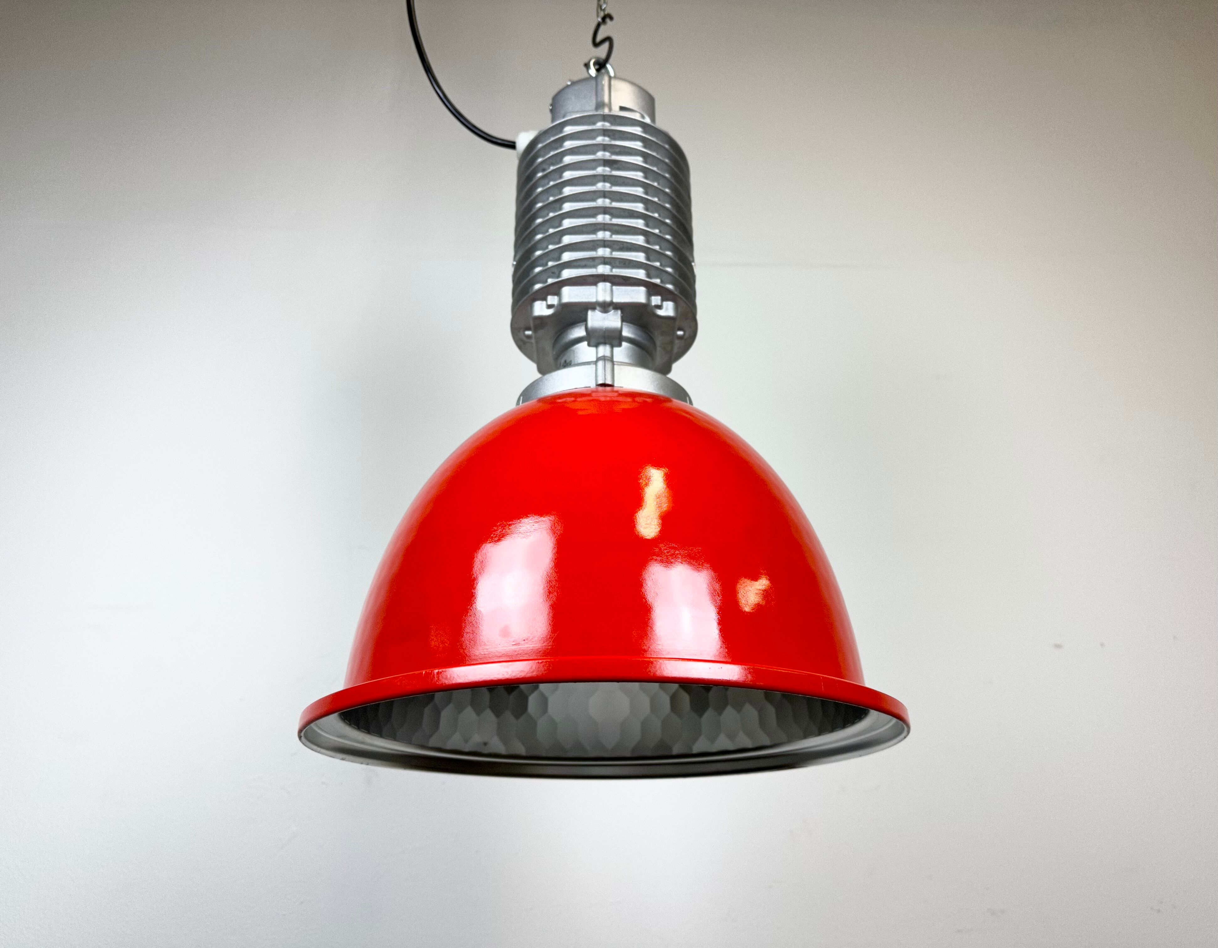 Industrial pendant lamp by charles keller for zumtobel, 1990s