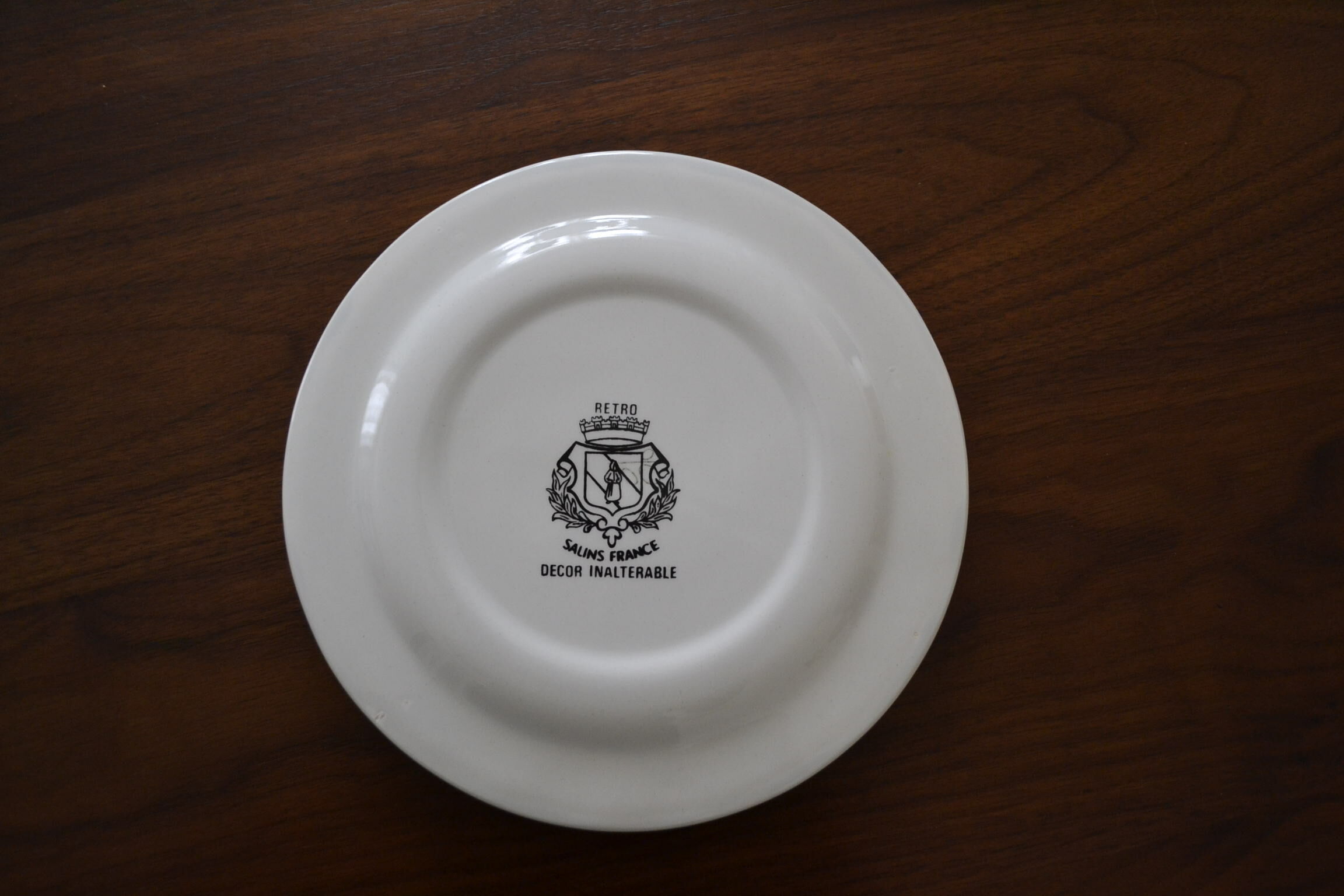 Batch of 3 art deco dessert plates