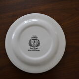 Batch of 3 art deco dessert plates