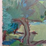 Pascale Rigat-Esselin (born in 1952) - Gouache - 32,5 x 44 cm - signed, dated 90