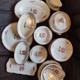 Nideviller earthenware table service Cassandre model 42 vintage pieces