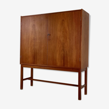 Danish midcentury teak bar cabinet credenza 1960s