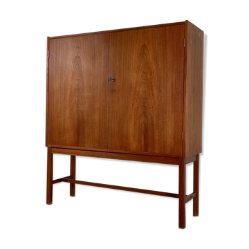 Danish midcentury teak bar cabinet credenza 1960s