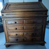 Solid wood secretary