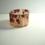 Legras Phoenician series ruby jardinière in multi-layered glass (1900 - 1910)