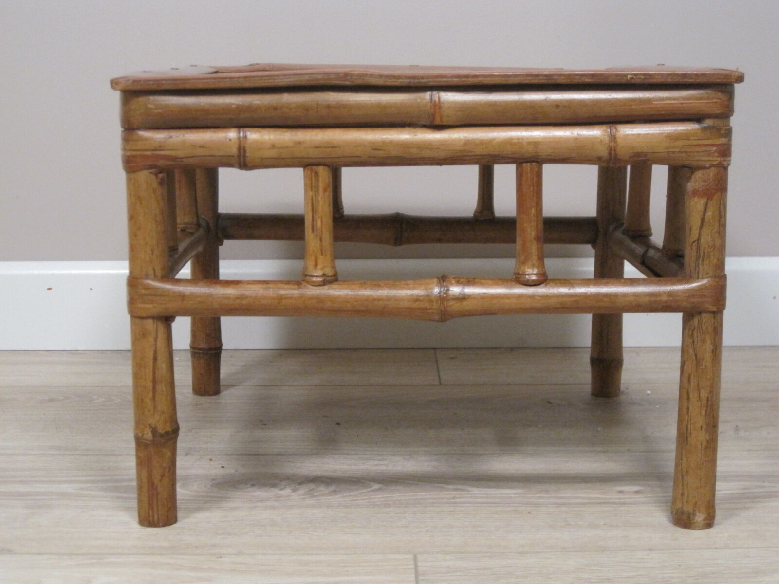 Old square side table 1970