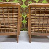 Art Deco armchair pair 1950