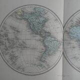 Old world map - 1893