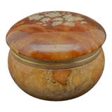 Jewelry box or decorative round stone