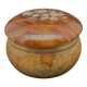 Jewelry box or decorative round stone