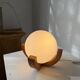 1980s pin support ball desk lamp