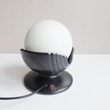 Lampe de table sculpturale par Pan Keramik avec boule de verre - années 1970