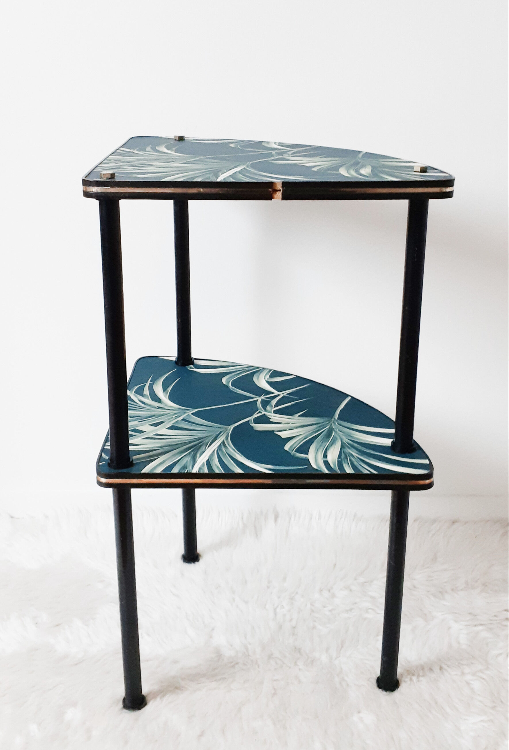 Restyled Formica corner shelf