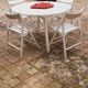 Vintage 60s wooden garden furniture