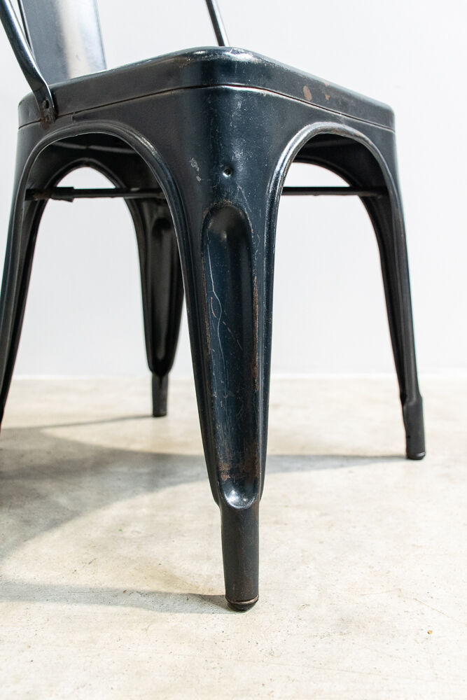 Series of six chairs Tolix Xavier Pauchard 1960'