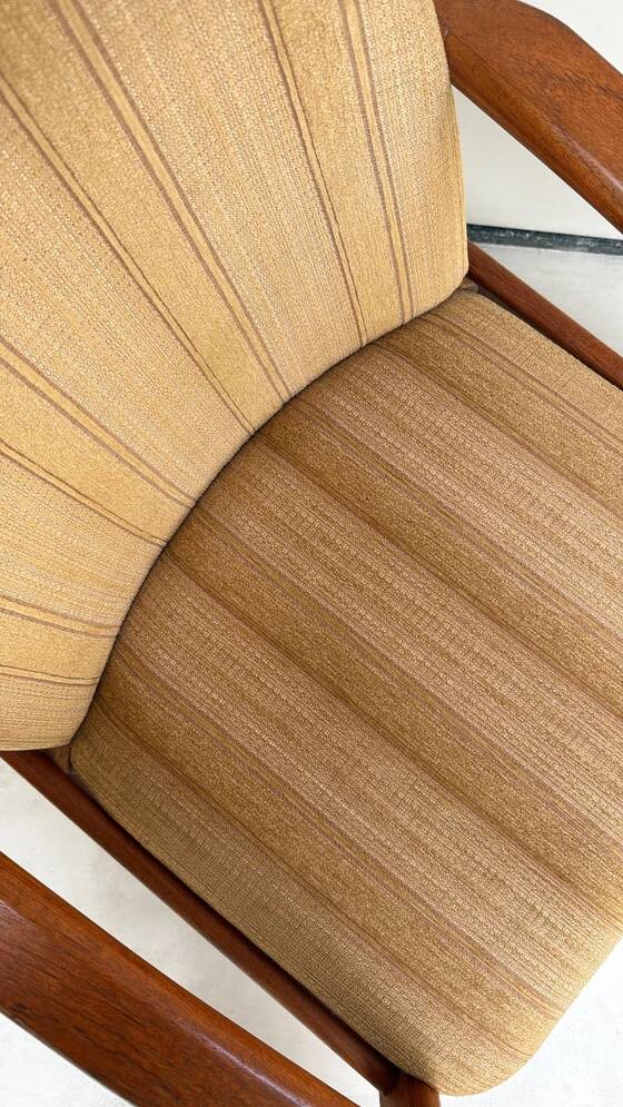Vintage Danish solid teak wooden chair
