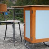 Bureau d'écolier + chaise année 80