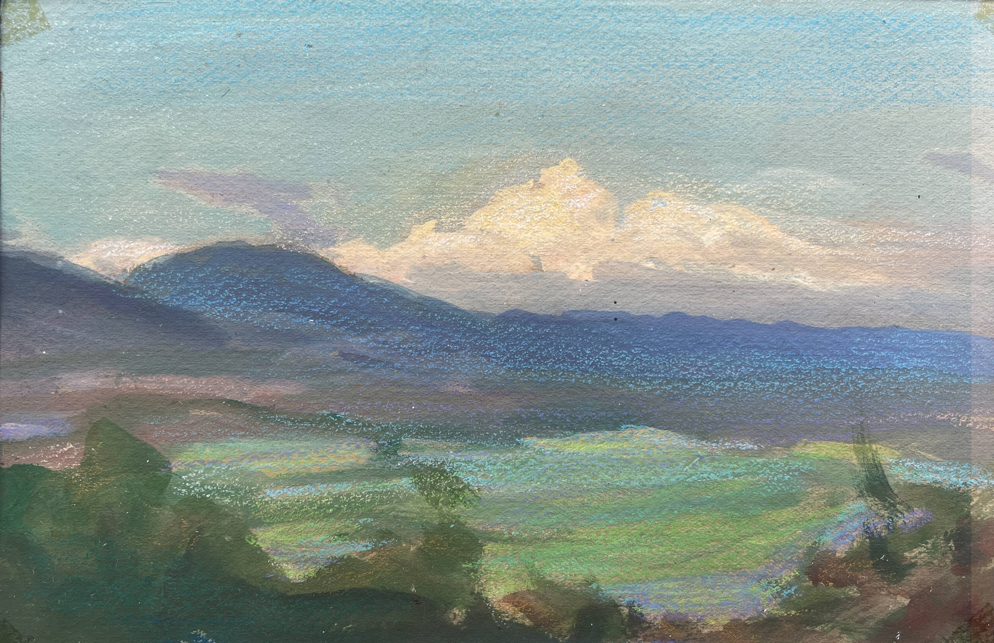 Tableau study Pastel attr. Ed. Pannetier (1884-1965) Lourmarin