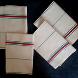 Linen tea towels/4 tea towels