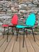 Pair of faux leather chairs from the 1950s/60s.