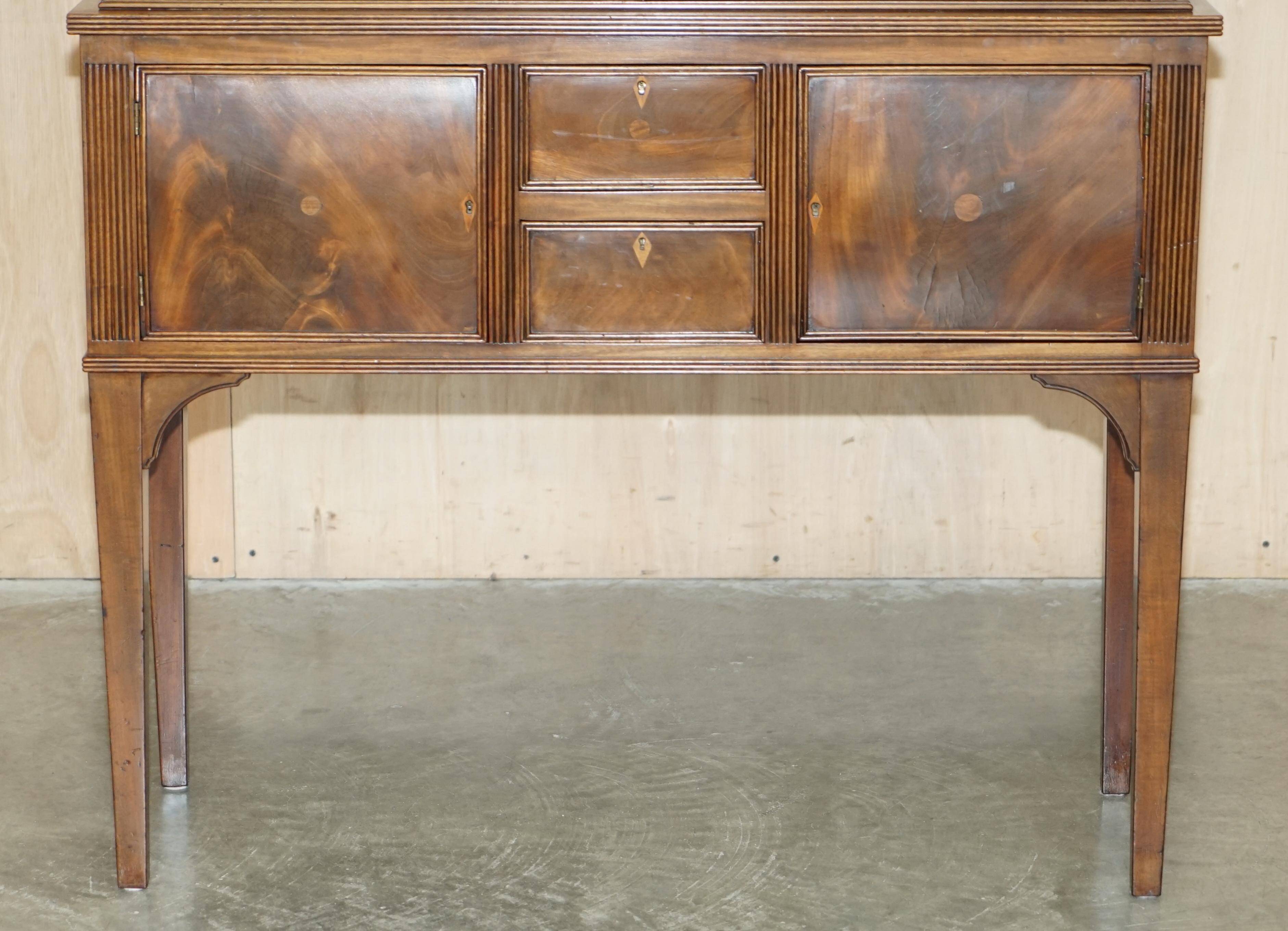 Victorian Antique Astral Library circa 1870 with Long Legs