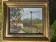 Vintage Farmhouse Landscape Oil Painting