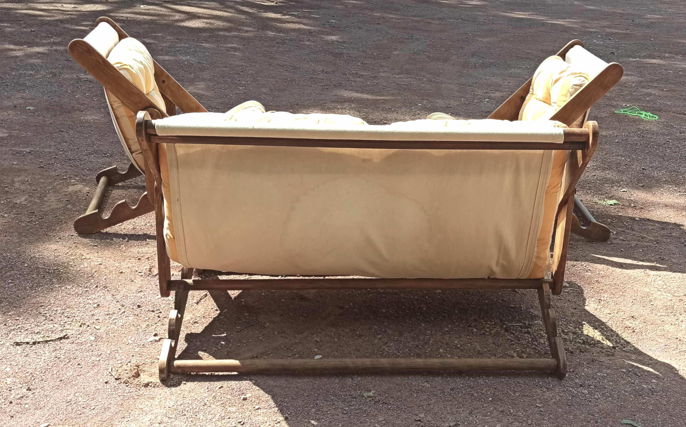 Garden furniture 3 rooms Pierre Beguet 70s