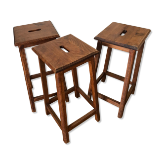 Set of 3 high stools