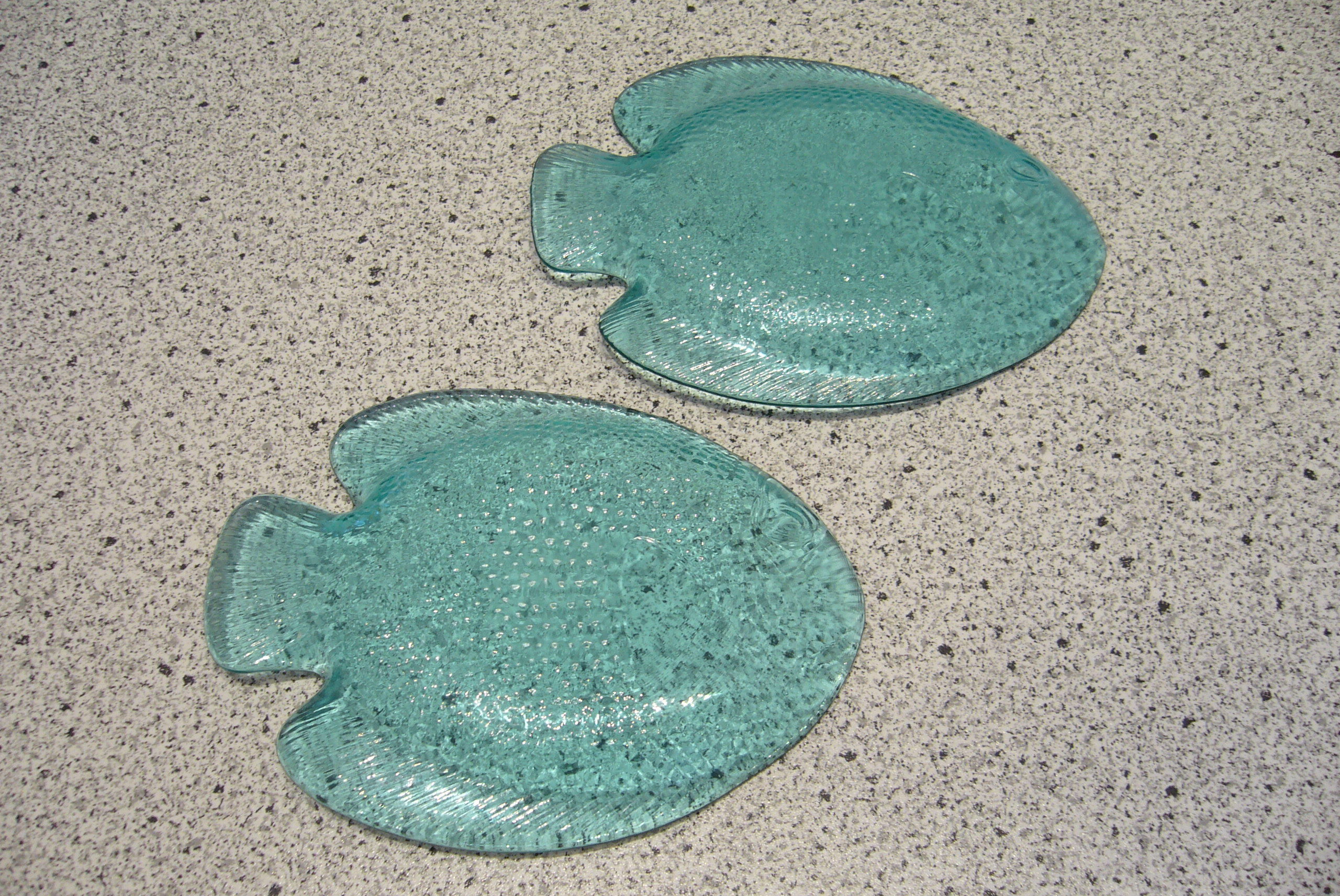 Two fish-shaped bowls