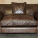 Large leather loveseat Terence Conran Chelsea
