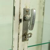 Old Metal Pharmacy Cabinet Medicine Cabinet Glass Industrial 1970s